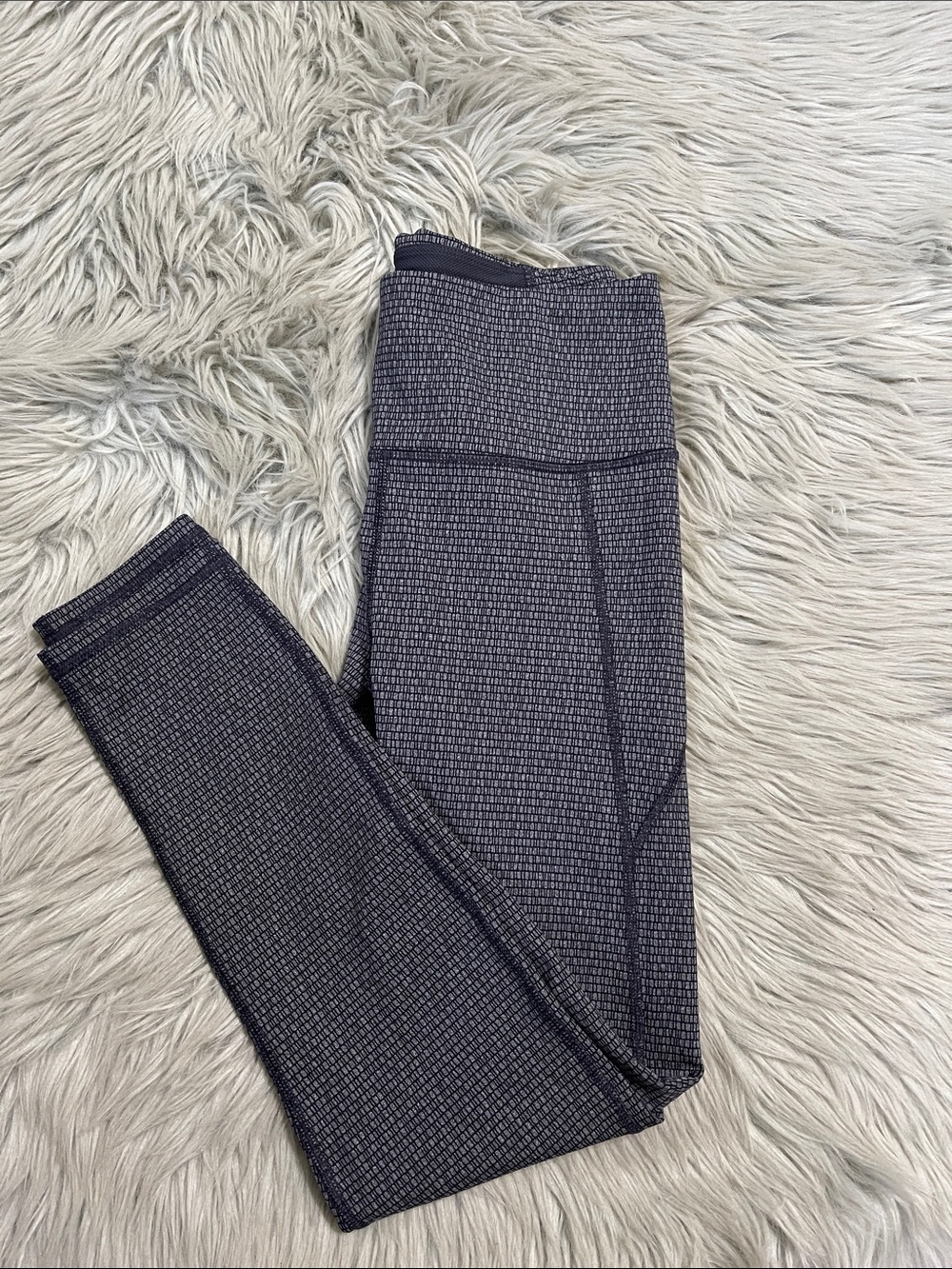 Under Armour Black and Gray Patterned Leggings